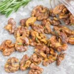 Healthy Toasted Rosemary Walnuts