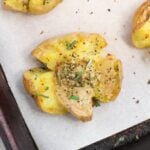 Crispy Rosemary Smashed Potatoes