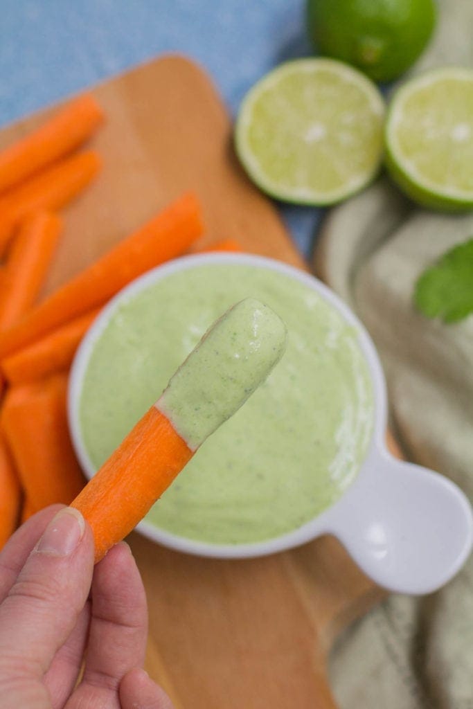 Healthy Cilantro Lime Sauce