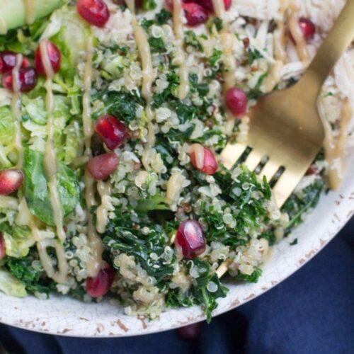Chicken Quinoa Veggie Power Bowls