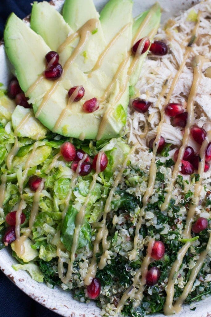 Chicken Quinoa Veggie Power Bowls