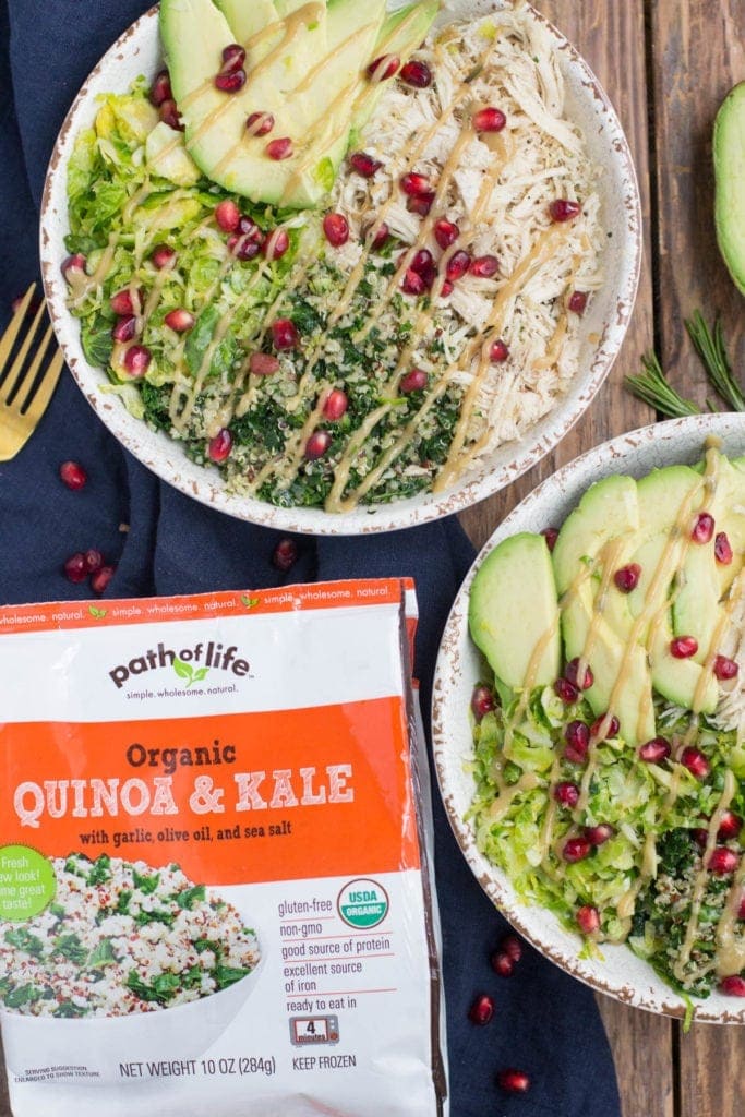 Chicken Quinoa Veggie Power Bowls