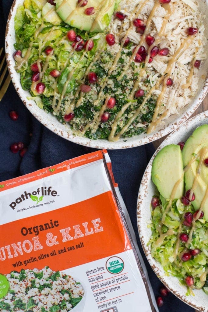 Chicken Quinoa Veggie Power Bowls
