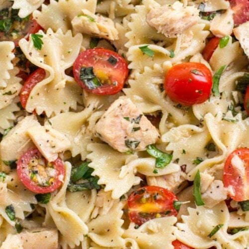 Healthy Tuna Pasta Salad