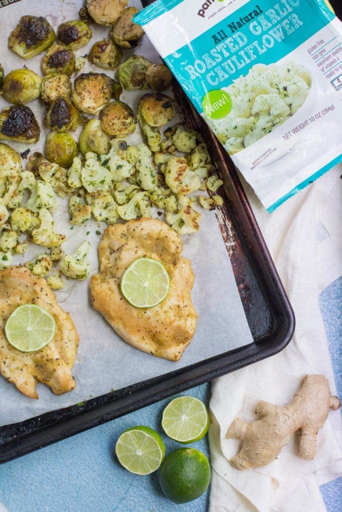 Whole30 Ginger Lime Sheet Pan Chicken
