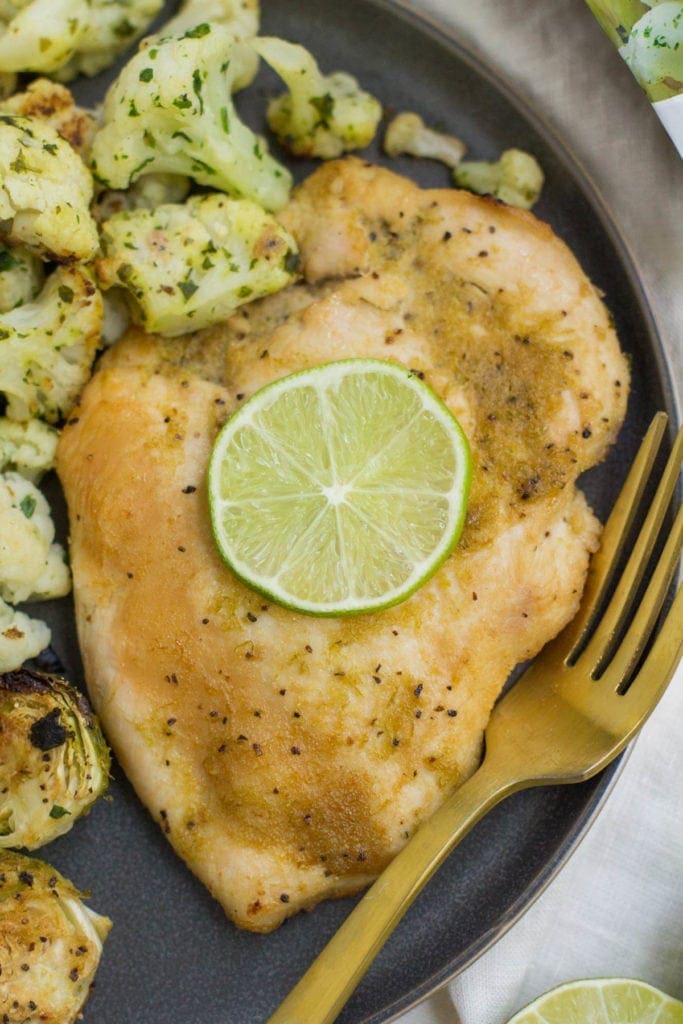 Whole30 Ginger Lime Sheet Pan Chicken