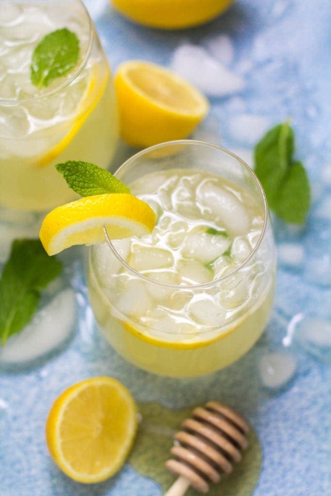 Healthy Honey Mint Lemonade Recipe