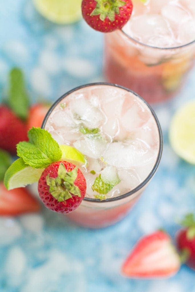 Healthy Strawberry Mojito Recipe