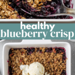 Healthy blueberry Crisp