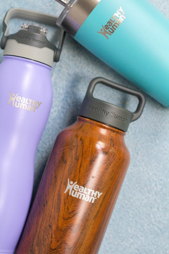 Healthy Human Water Bottles - staying hydrated is the ultimate home remedy for colds coughs and flu