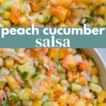Peach Cucumber Salsa