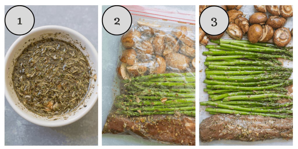 Step by step instructions showing how to make Italian Pork Tenderloin
