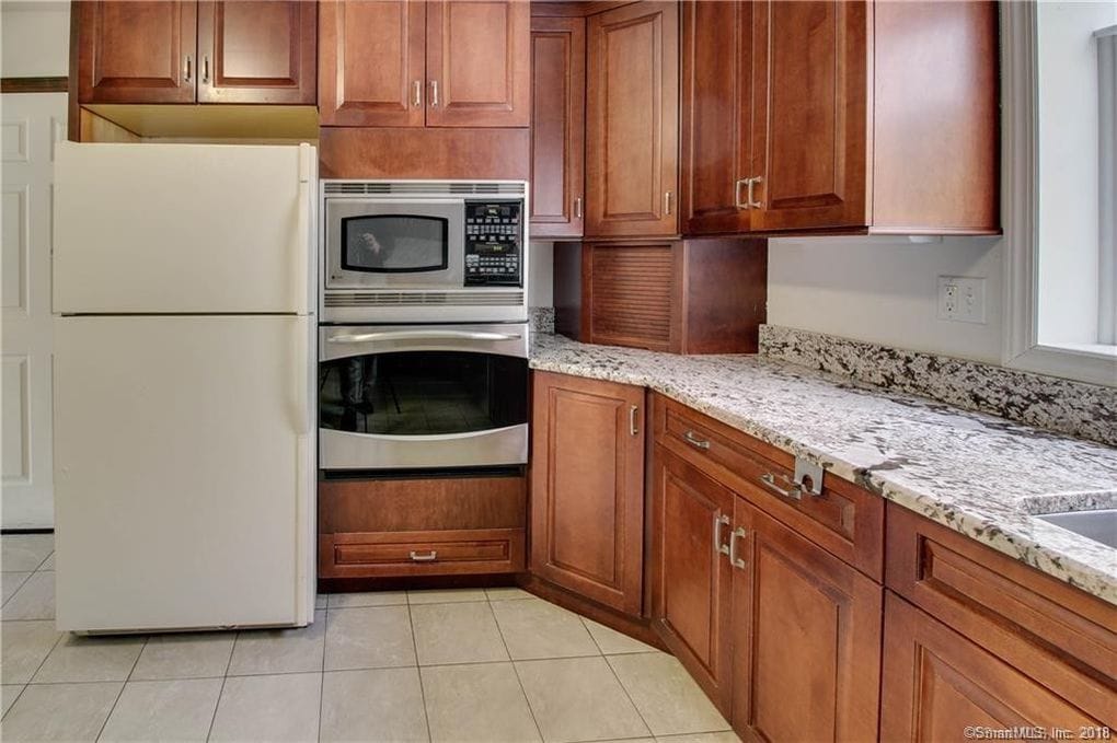 Kitchen Renovation - showing oven, fridge
