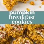 Pumpkin Breakfast Cookies