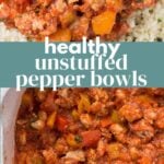 Healthy Unstuffed Pepper Bowls