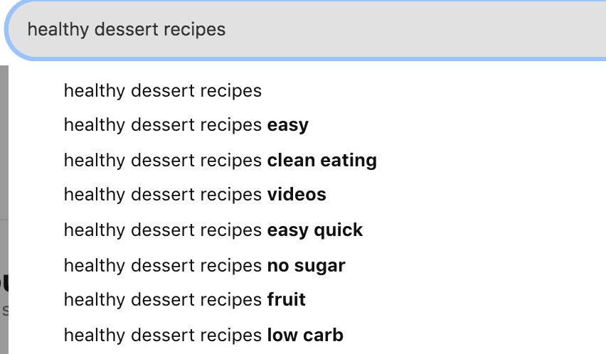 Pinterest Guided Search Example for board
