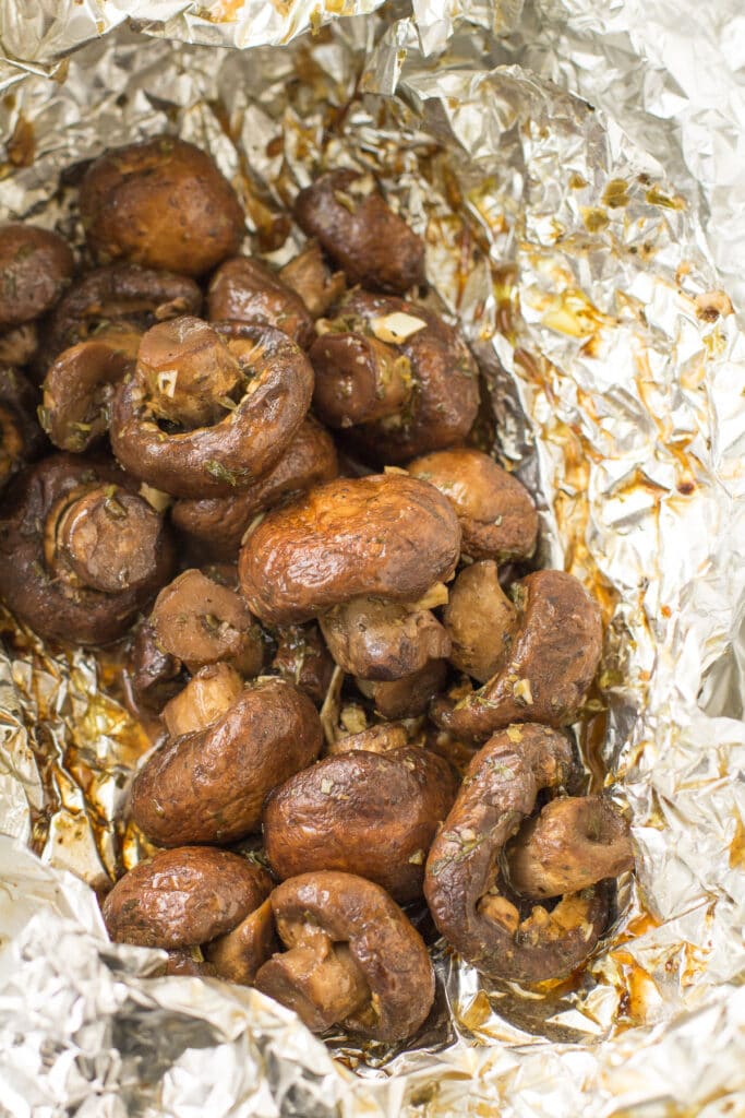 Grilled Mushrooms in Foil