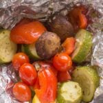 Grilled Vegetables in Foil fresh off the grill