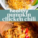 Healthy Pumpkin Chicken Chili