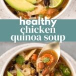 Healthy Chicken Quinoa Soup