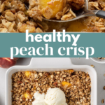 Healthy Peach Crisp
