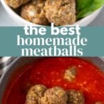 The Best Homemade Meatballs