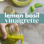 Lemon Basil Vinaigrette