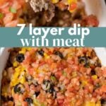 7 layer dip with meat
