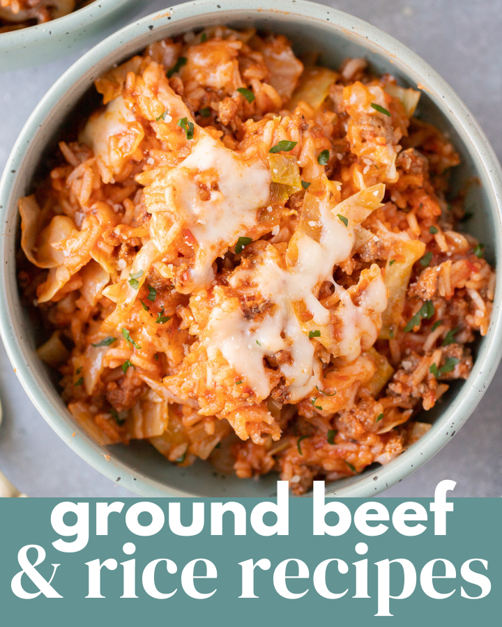 Ground Beef & Rice Recieps