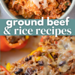 Ground Beef & Rice Recipes Pin