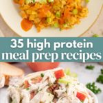 35 High Protein Meal Prep Recipes Pin