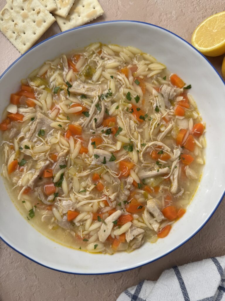 lemon chicken soup