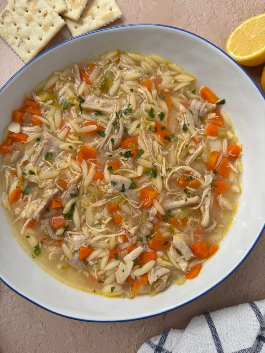 lemon chicken soup