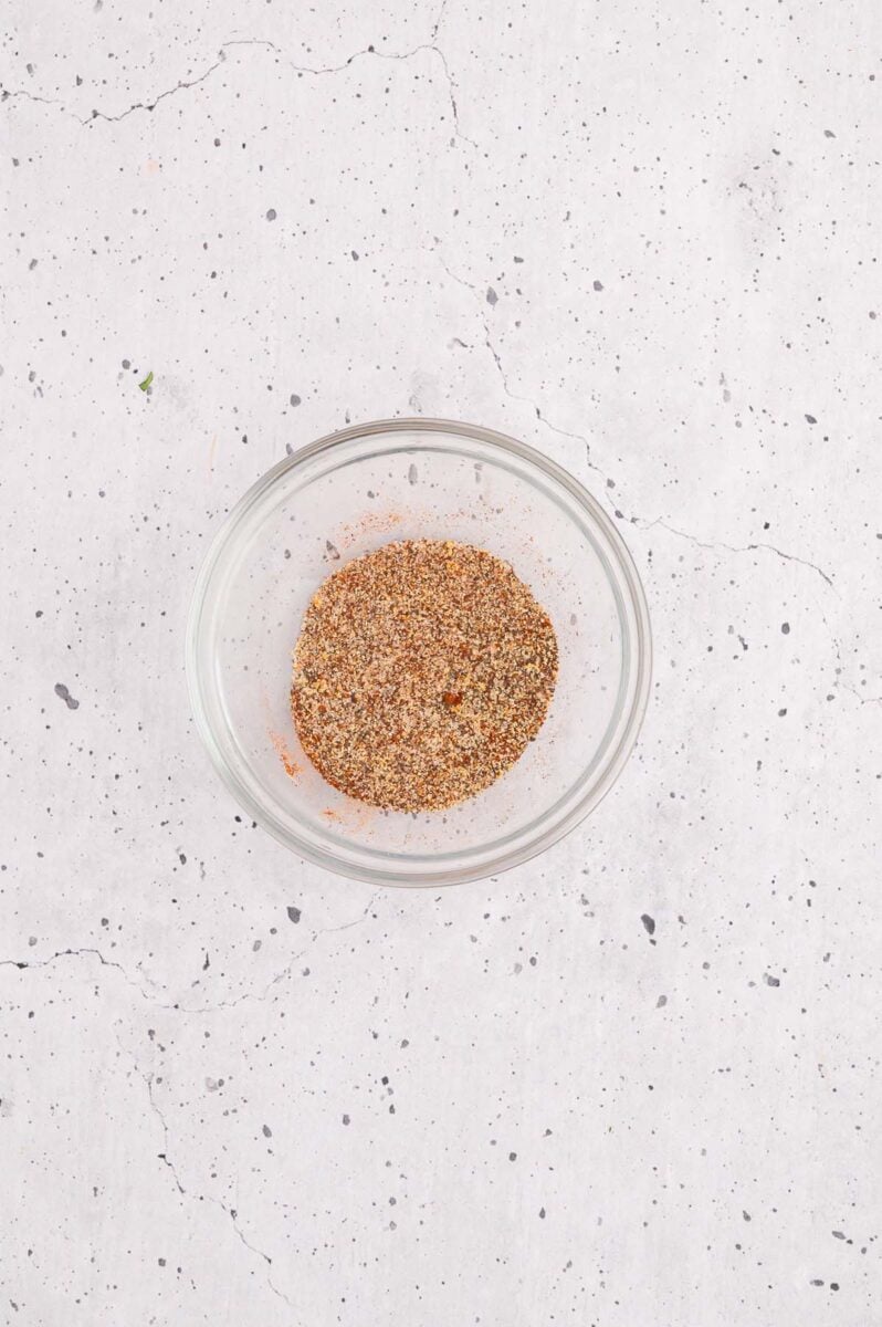 Seasonings for grilled vegetables. 