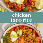 Chicken Taco Rice Pin