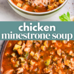 Chicken Minestrone Soup Pin